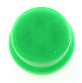 Cap voor 12x12 micro drukknop schakelaar rond Groen